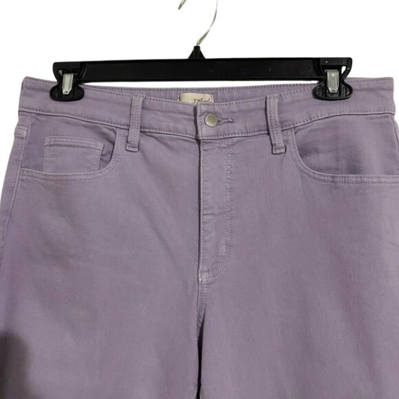 Universal Thread Ripped Distressed Purple Lavender High Rise Skinny Jeans - Picture 8 of 14